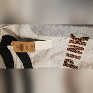 Victoria secret campus leopard dog long sleeve shirt